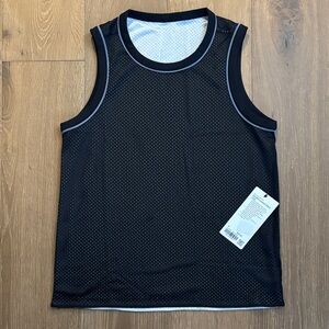 Lululemon Stylish Black Mesh Tank Top for Men